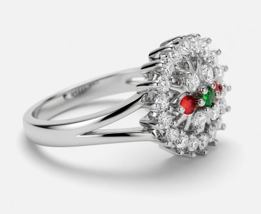 Radiant Rosette Ring