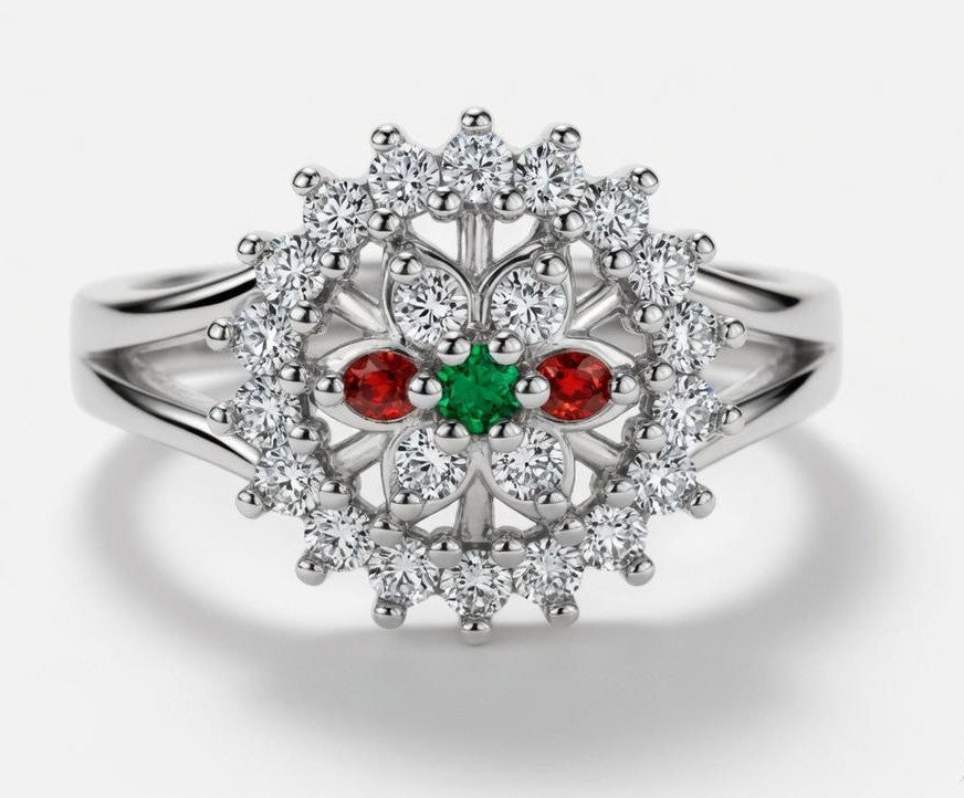 Radiant Rosette Ring