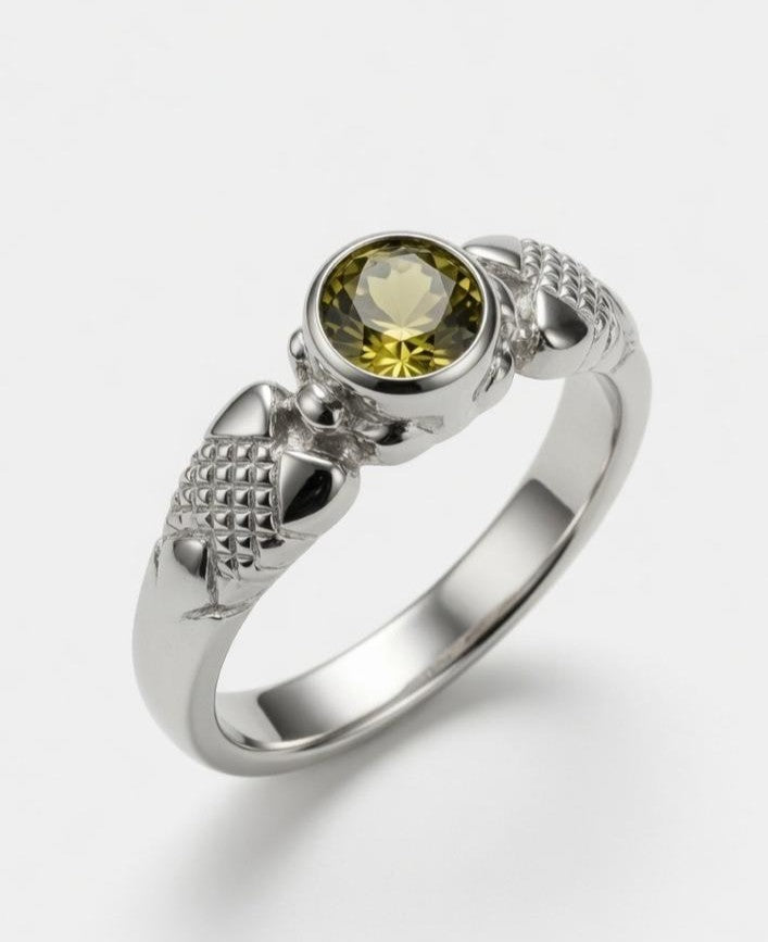 Royal Green Aura Ring
